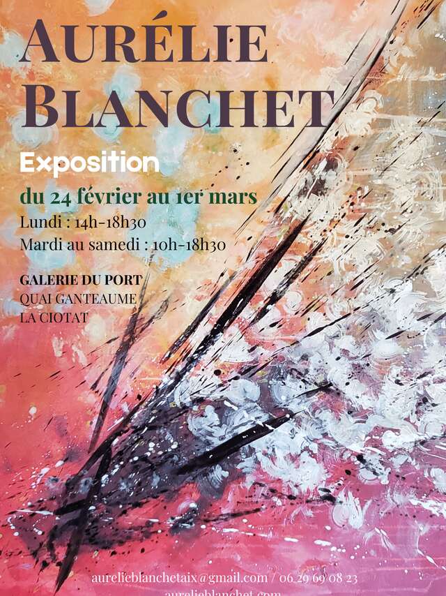 Exhibition of paintings by artist Aurélie Blanchet