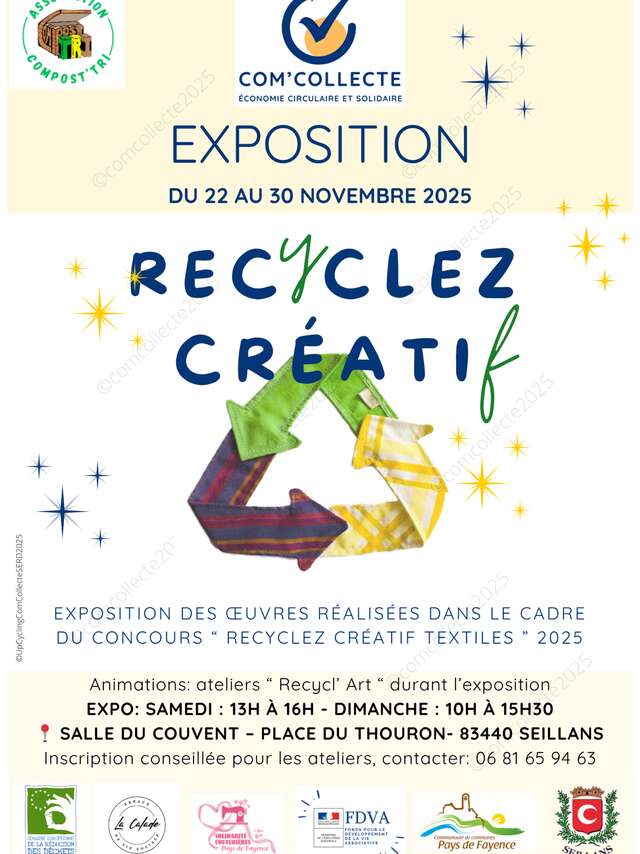 Recyclez Créatif et exposition