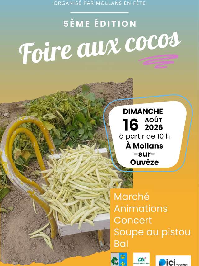 Fair of Cocos beans in Mollans