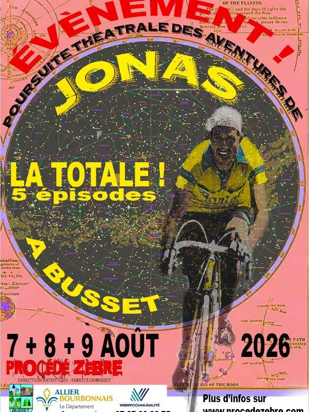 Poursuite théâtrale des aventures de Jonas La Total