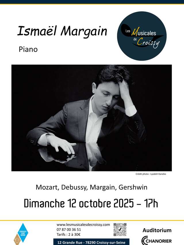 Les Musicales de Croissy - Ismaël Margain (piano)