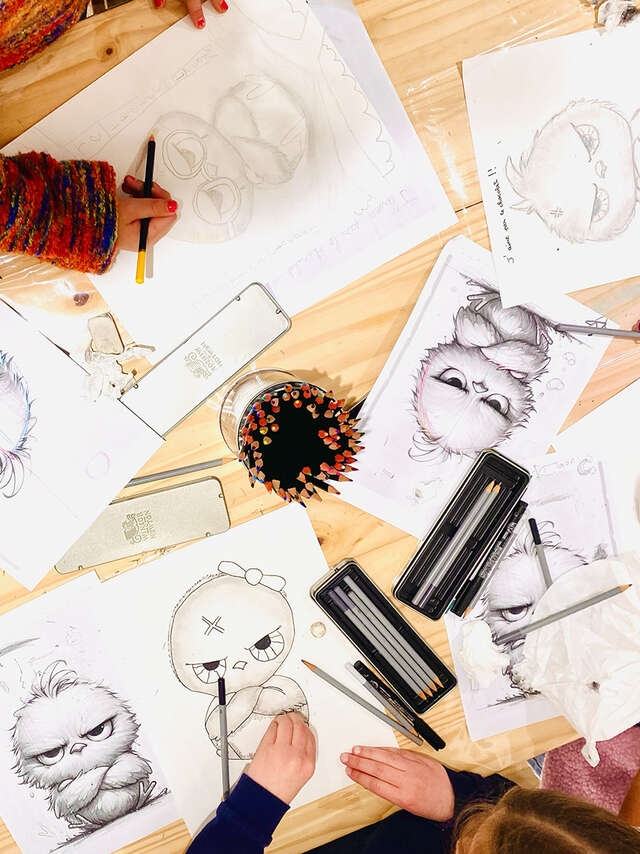 Cours de dessin/peinture - Juniors de 7 à 13 ans