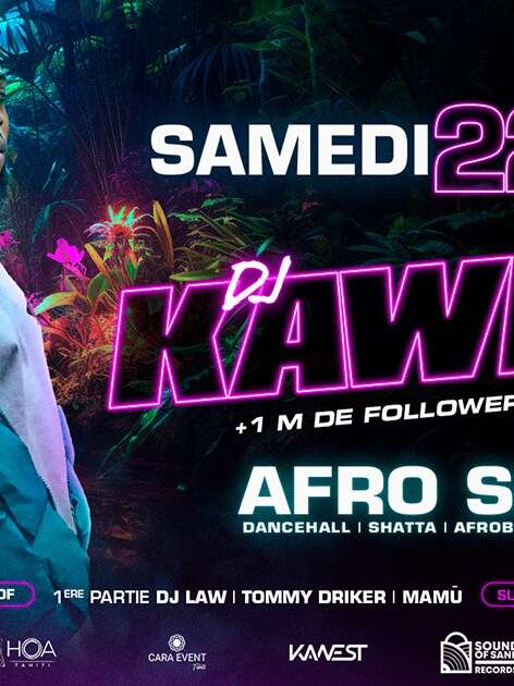 DJ Kawest - Afroshow - Brasserie Hoa