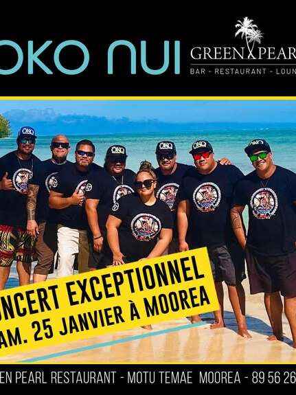 Oko Nui in concert - Le Green Pearl Restaurant