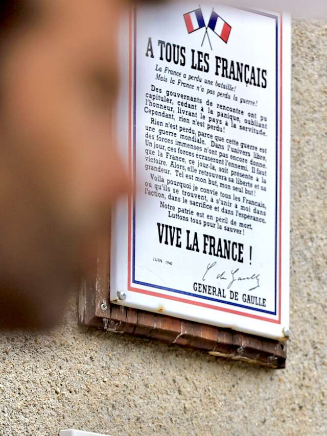 Commémoration de l'appel du 18 juin 1940 • Cusset