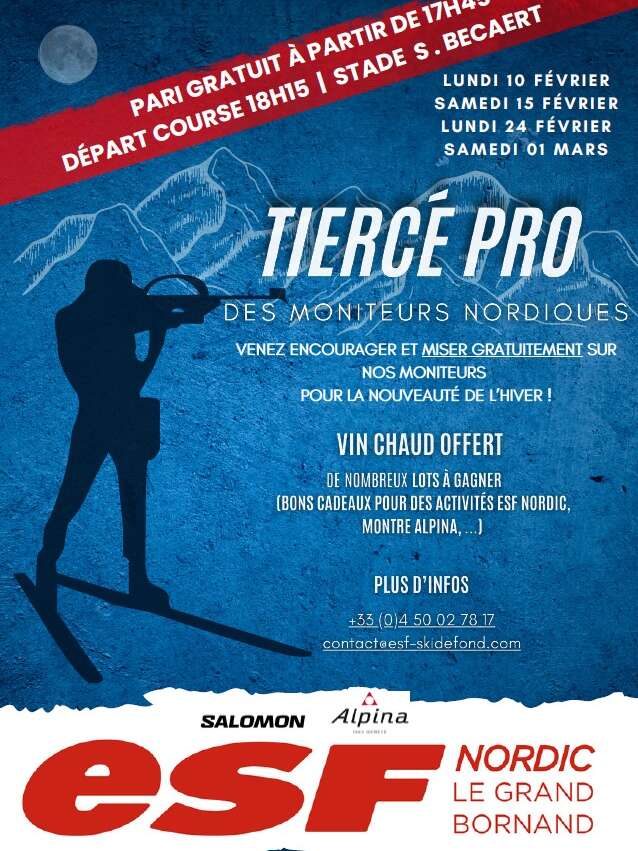 Tiercé pro des moniteurs de l'ESF Nordic
