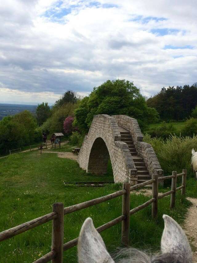 Cascade de la Vallière et pont des vendangeurs