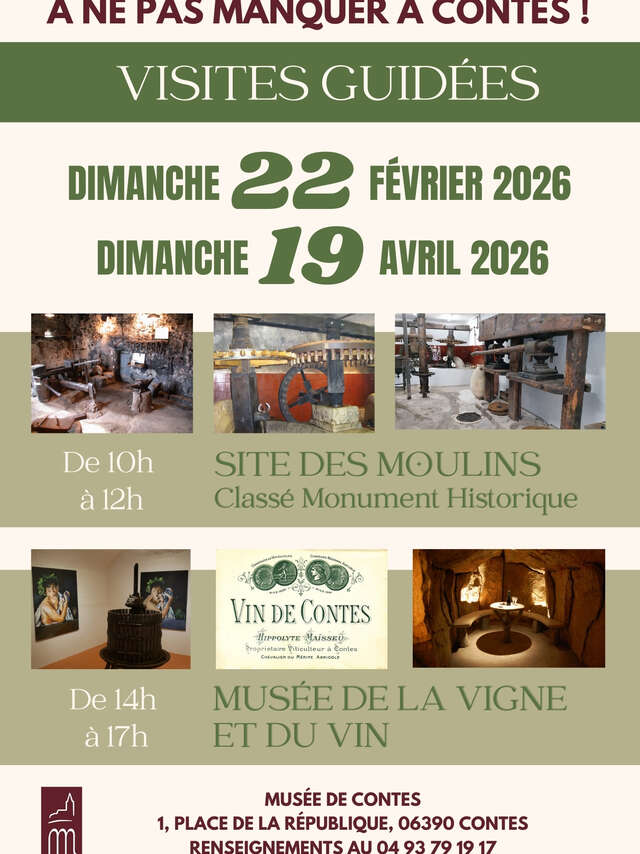 Visites guidés à Contes