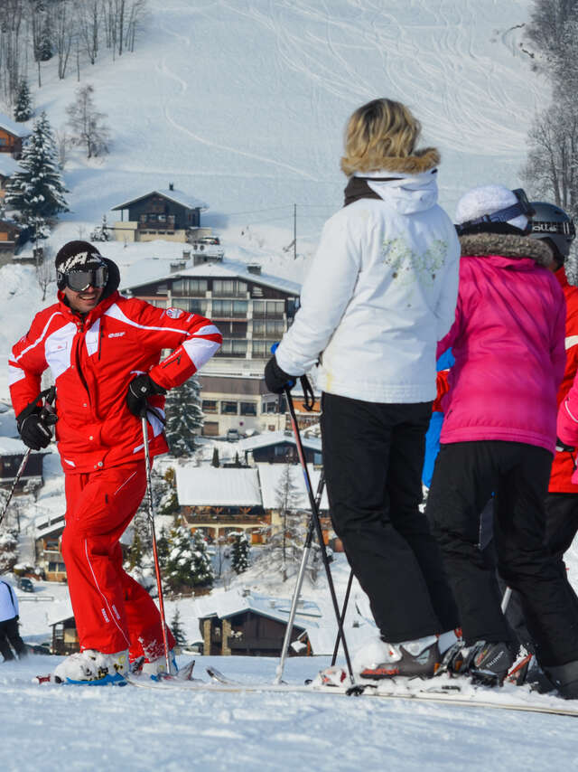 Collective ski lessons