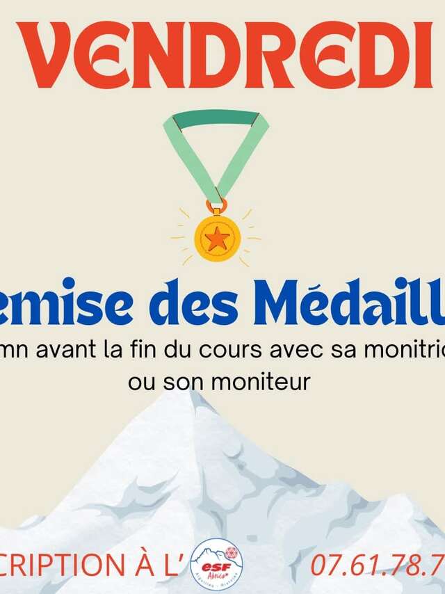 Remise des médailles