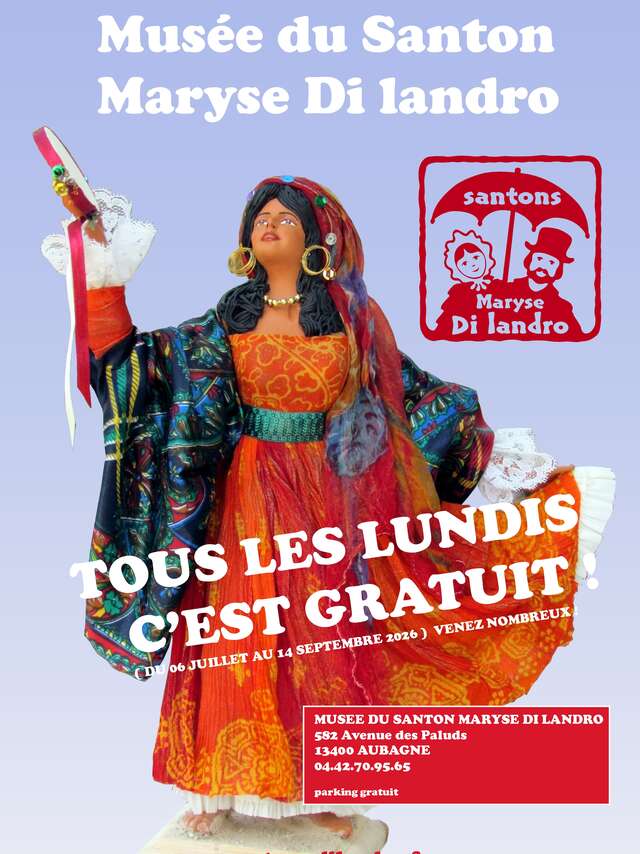 Visite libre du musée du santon Maryse Di Landro spécial été
