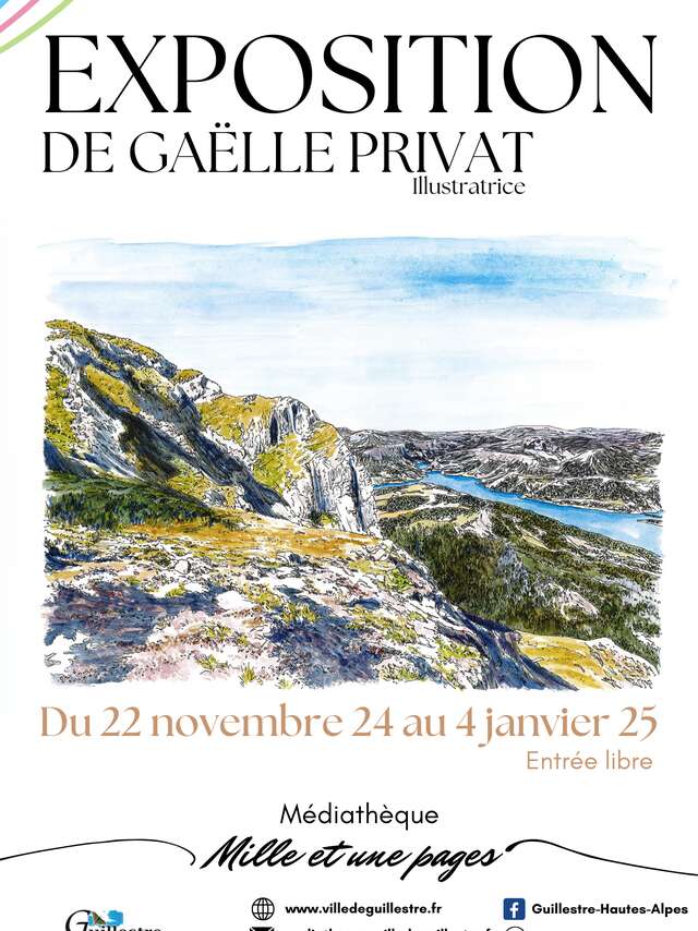 Exposition d'illustrations de Gaëlle Privat