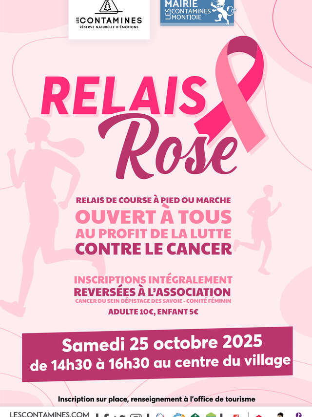 Relais rose aux Contamines
