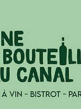 Une bouteille au canal