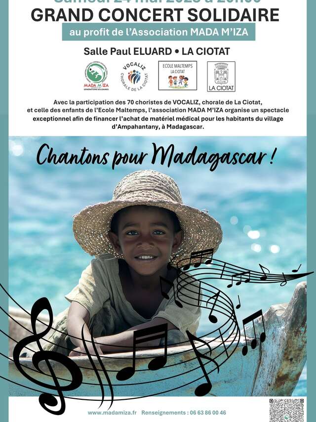 Concert in support of Madagascar