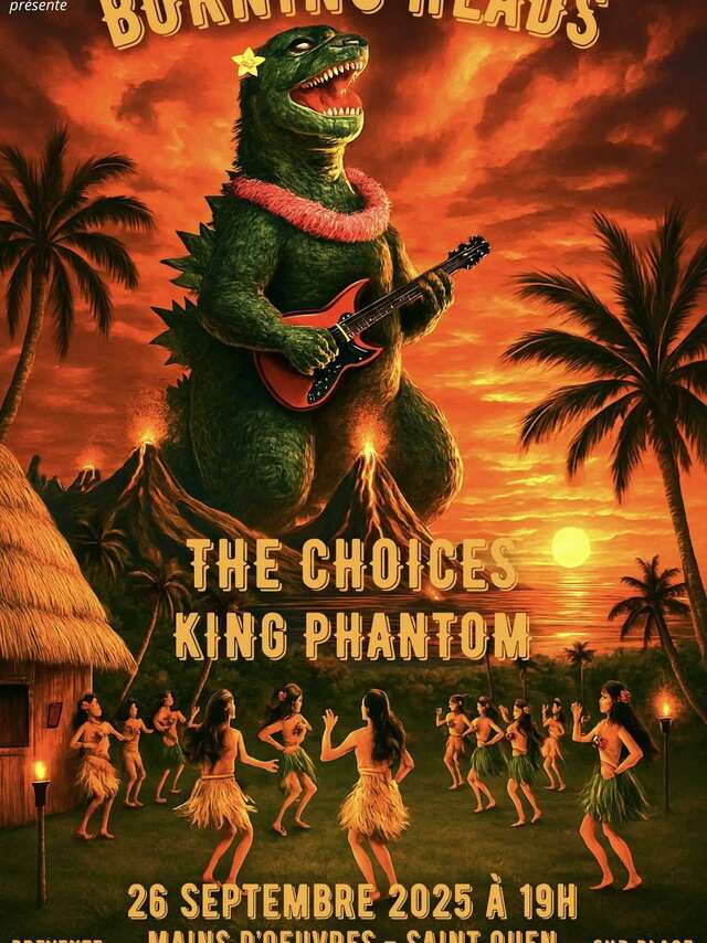 Concierto - Burning Heads + The Choices + King Phantoms