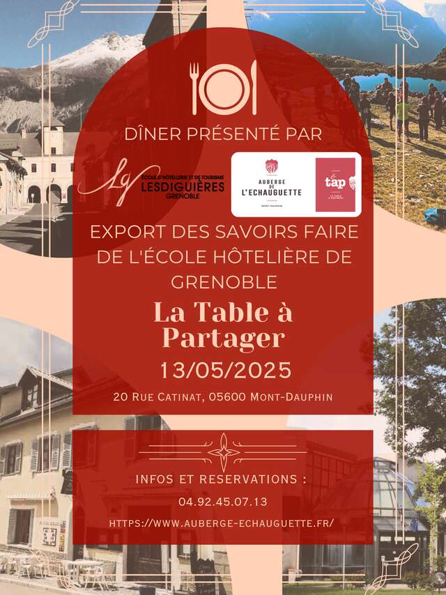 La table à partager - un dîner pas comme les autres