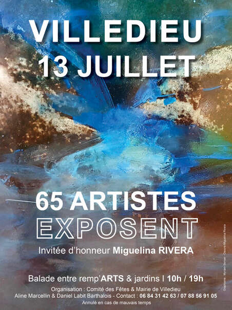 65 artistes exposent à Villedieu
