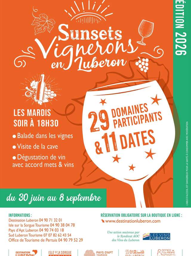 Sunsets Vignerons en Luberon