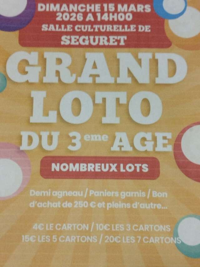 Loto du 3ème Âge