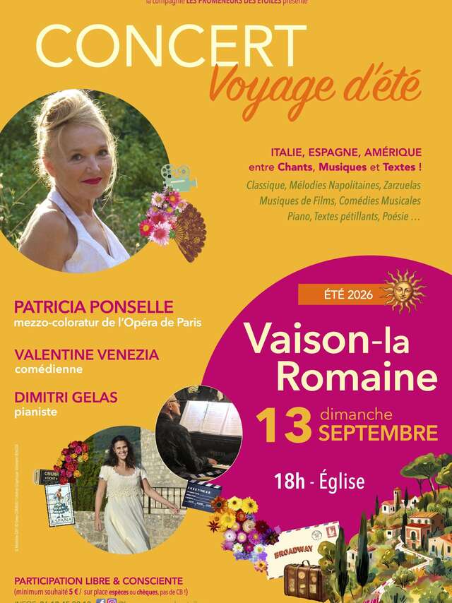 Concert voyage d'été