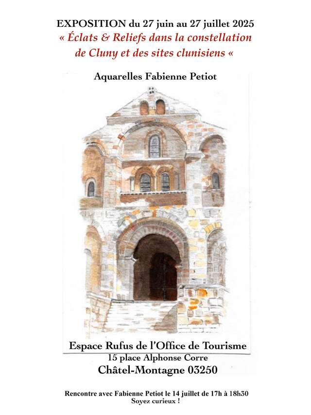 Exposition "Eclats et reliefs dans la constellation de Cluny et des sites clunisiens"
