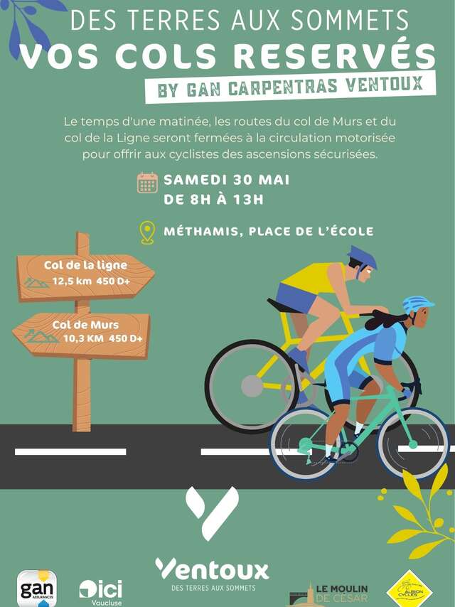 Your reserved passes, by Gan Carpentras Ventoux