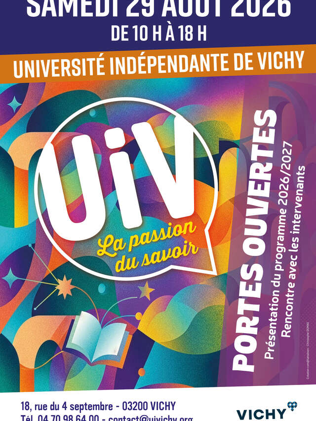 Portes Ouvertes Université Indépendante de Vichy