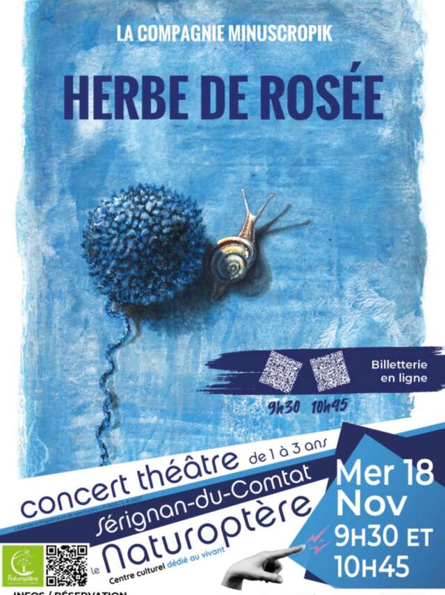 "Herbe de Rosée" Theatrical Concert and Workshop - Naturoptère