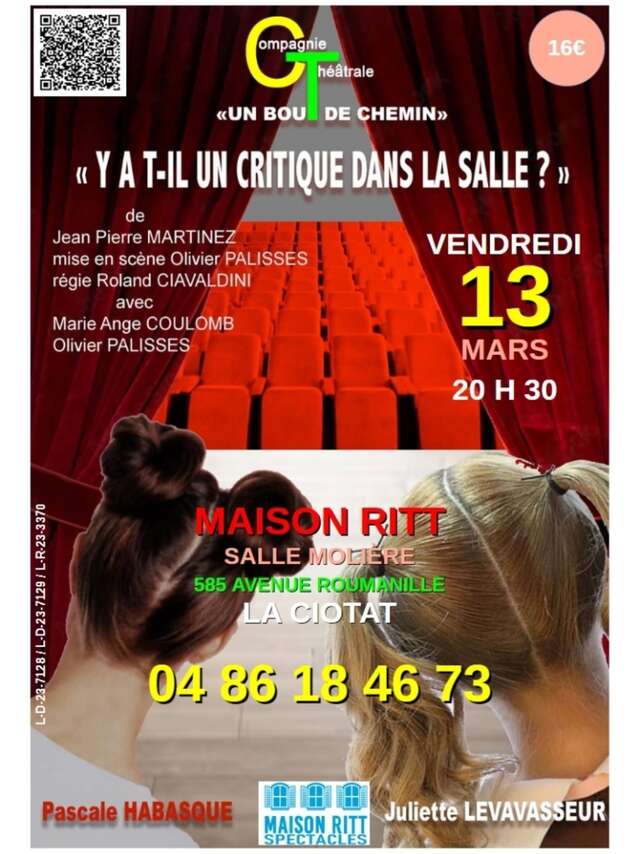 Comedy show Is There a Critic in the House? by the theatre company Un Bout de Chemin