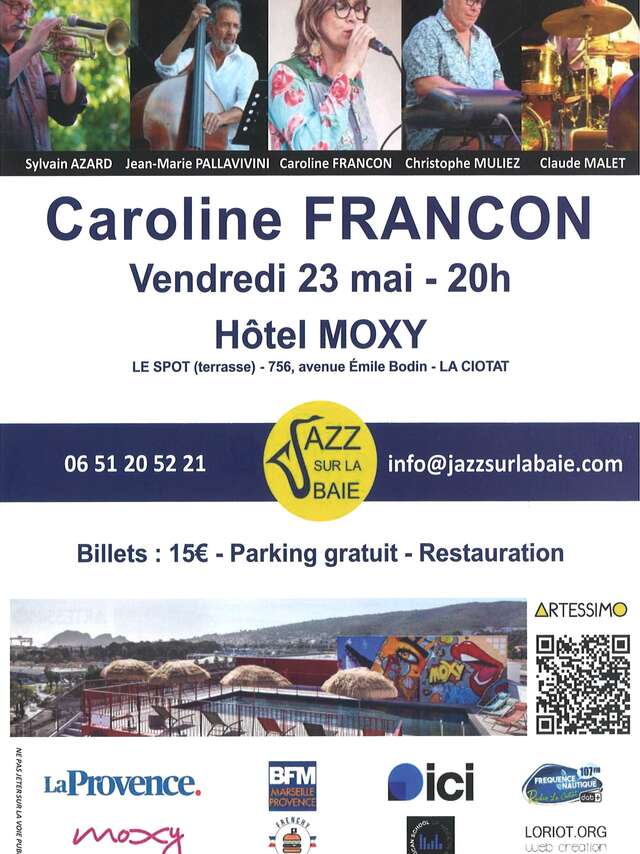 7th Jazz sur la Baie - Concert by Caroline Francon Quintet