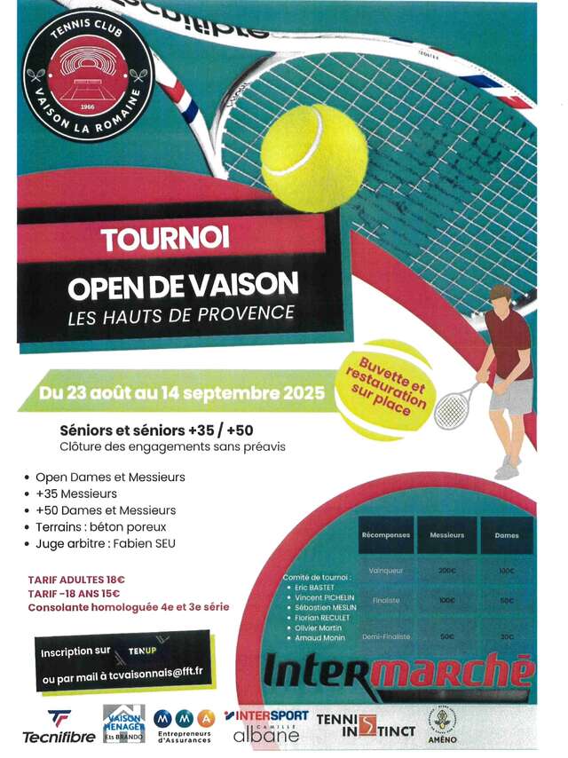 Tennis tournament - Open de Vaison