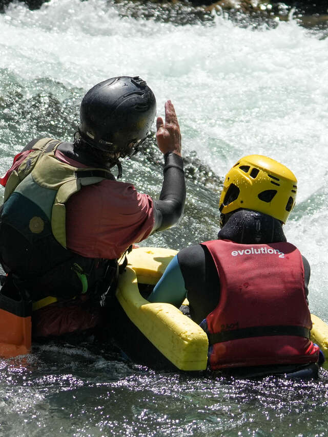 Hydrospeed sur la Dranse