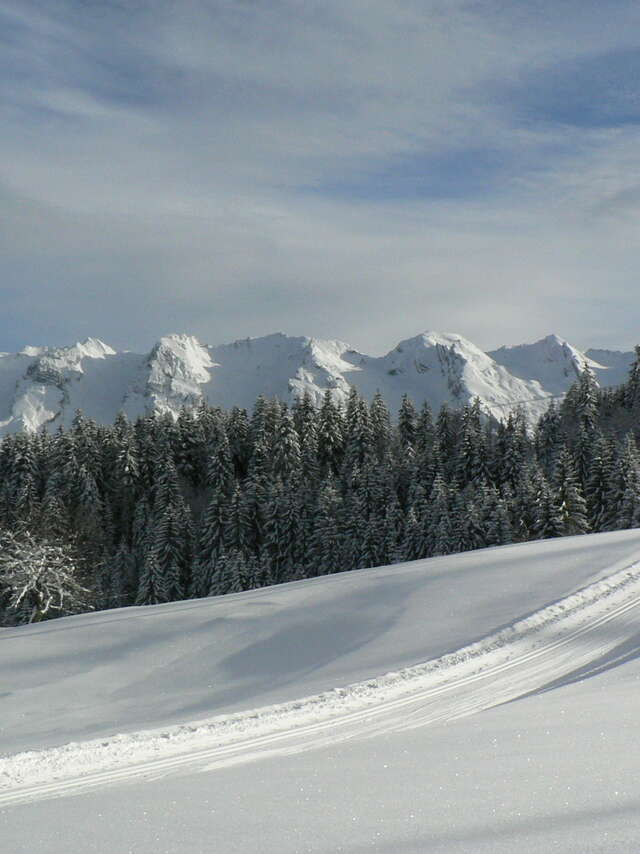 Itinéraire raquettes 26 Le Chinaillon - Le Grand-Bornand Village - Le Chinaillon