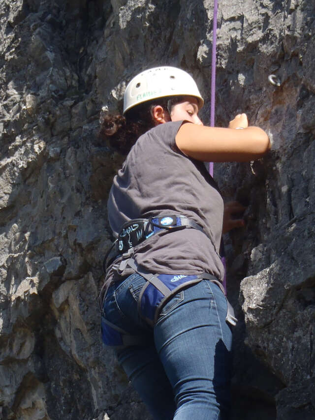 Sortie en escalade en extérieur à Flaine