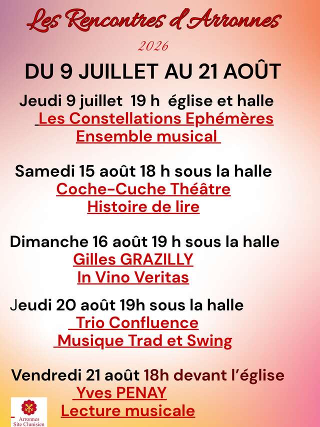 Les rencontres d'Arronnes