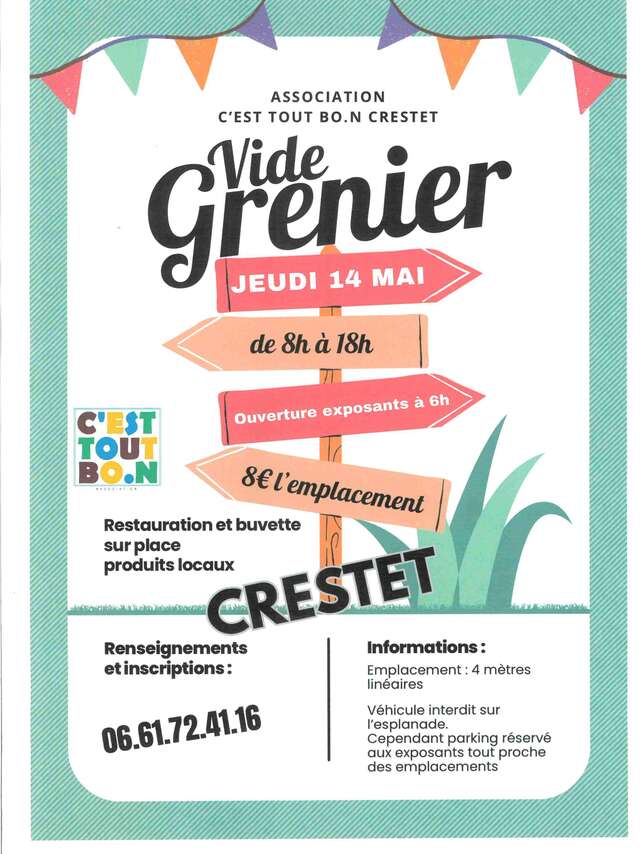 Garage sale - "C'est tout bon" association