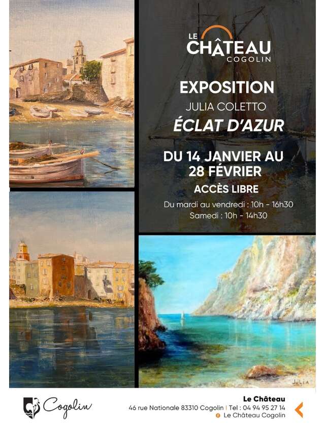 Ausstellung "Eclat d'Azur" (Glanz von Azur)