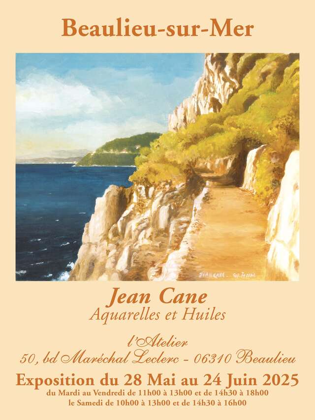 JEAN CANE exhibition - L'atelier Beaulieu-sur-Mer