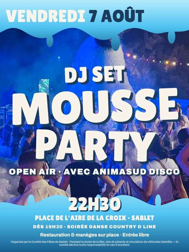 DJ-set & schuimfeest