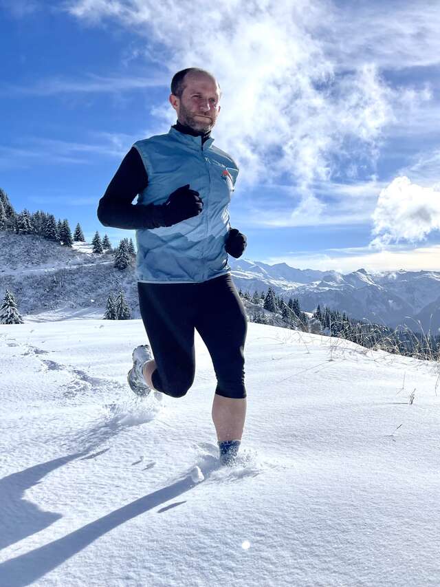 Entraînement et initiation Trail Blanc avec Accompagnateur en Montagne