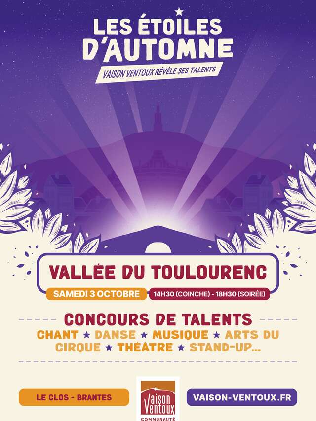"Les étoiles d'automne" dans la Vallée du Toulourenc
