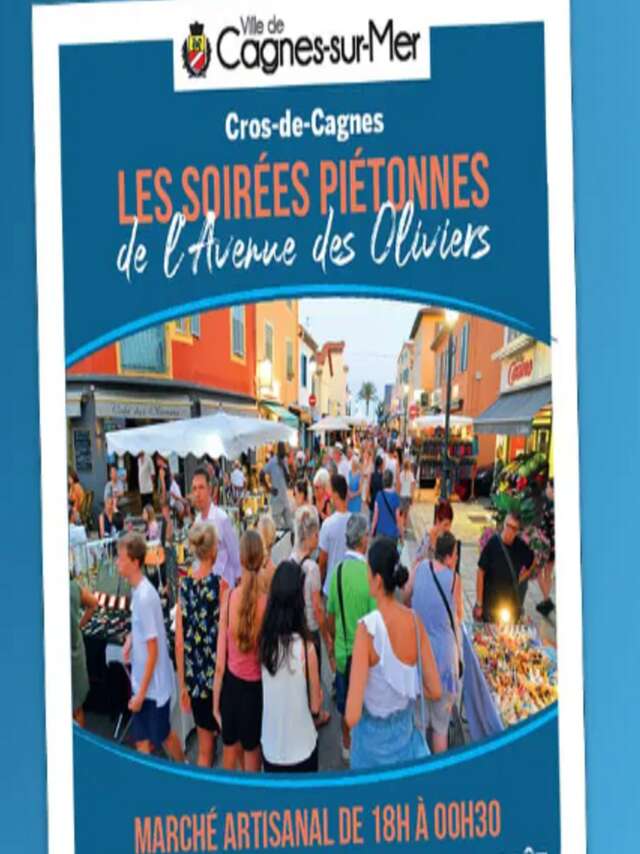 Les soirées piétonnes de l'avenue des Oliviers