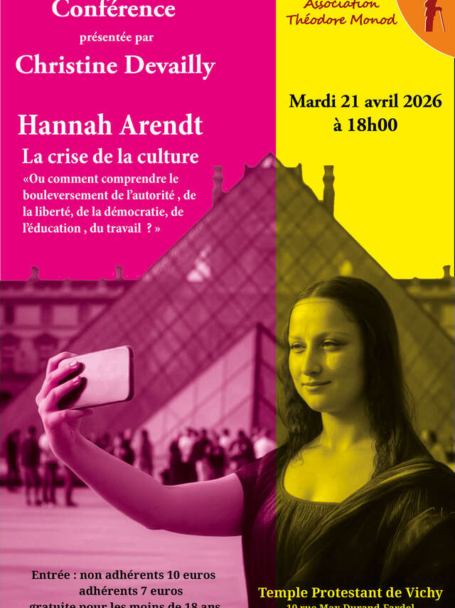 Conférence "La crise de la culture"