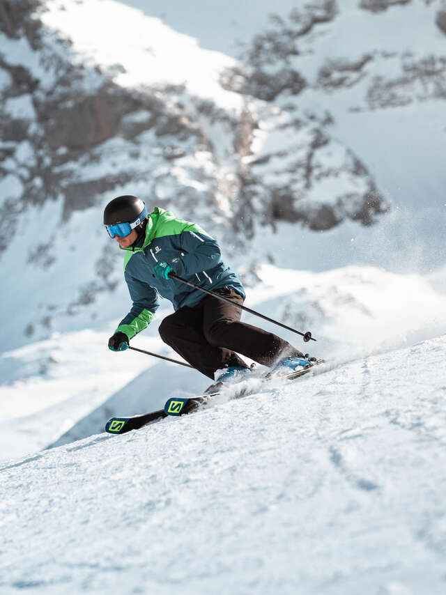 Vallée Blanche à ski avec un guide