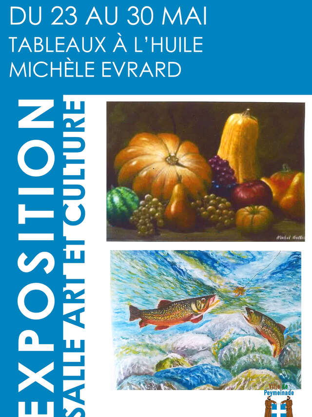 Exposition de tableaux à l'huile