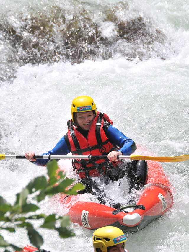 Demi-journée de packraft rivière
