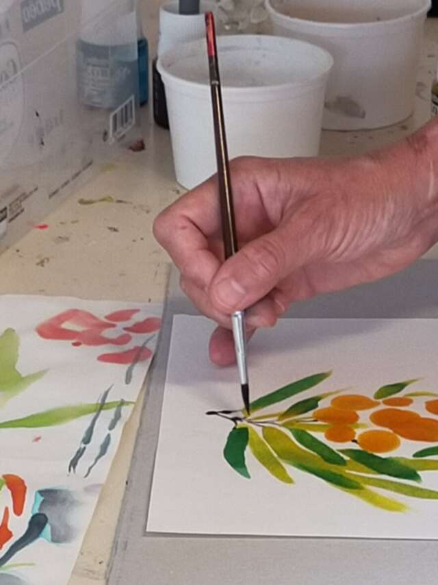 Kunst und Malerei: Kalligraphie und Malerei