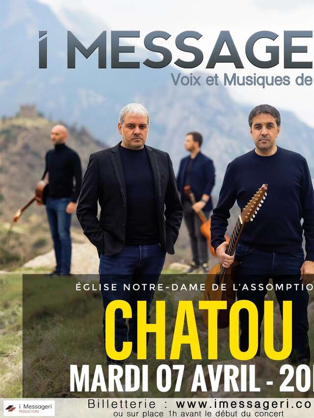 Concert groupe I MESSAGERI - Voix et musique de Corse