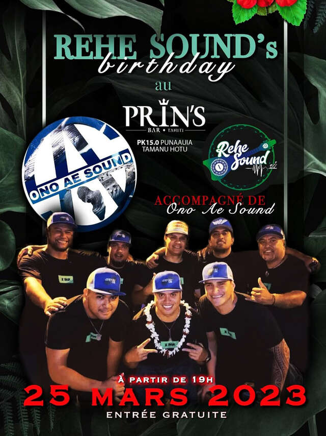 Rehe Sound's Birthday - Prin's Bar Tahiti